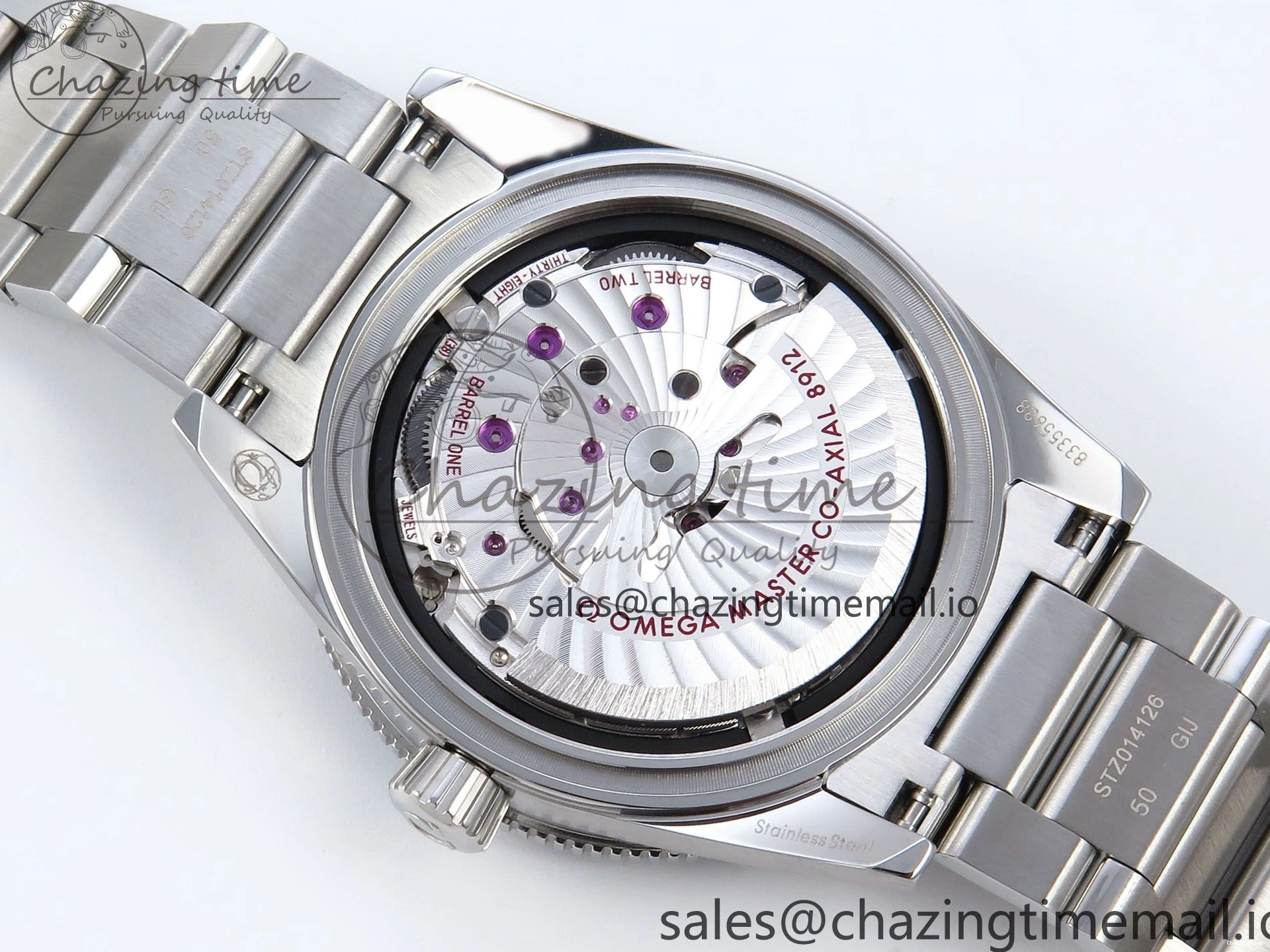 0209 Elegant Seamaster 300 Heritage SS VSF 1:1 Best Edition Blue Dial on SS Bracelet A 7701